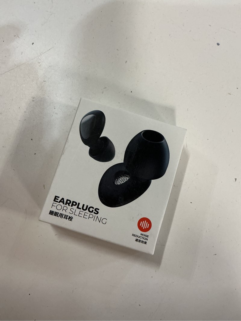 Condition photo showing New/Like New for Ear Plugs for Sleeping Noise Cancelling, Reusable Silicone Ear Plugs for Noise Reduction with 8 Ear Tips, Earplugs for Sleep (Black, One Size) Black 1 pair (Pack of 1)