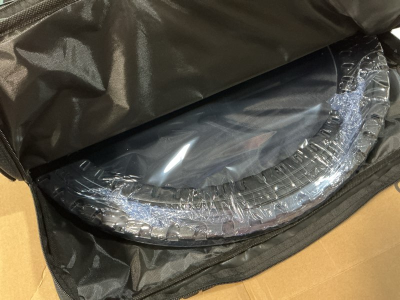 Condition photo showing Good Condition for (missing tripod) 21 inch led ring light with tripod stand, large selfie ring light with touch panel for youtube vlog video shooting, makeup studio portrait with carrying bag and remote controller, cri>97