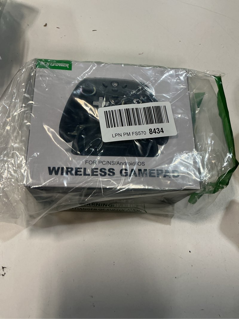 Condition photo showing New/Like New for ECHTPower PC Gaming Controller–Wireless for PC with Hall-Effect Joysticks, 1000Hz Polling Rate, No Drift, Turbo & Vibration, Compatible with Windows/Switch/iOS/Android/Steam –Place & Charge Dock Silver