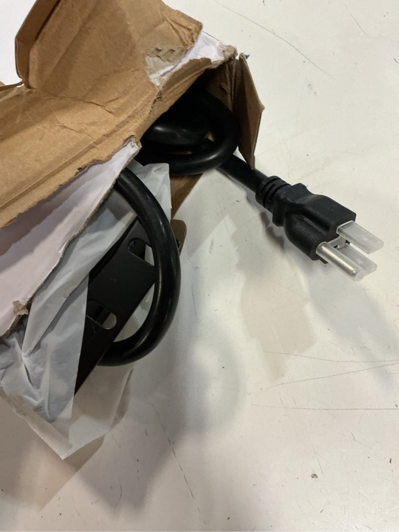 Condition photo showing Good Condition for junnuj heavy duty surge protector power strip 4800j, garage metal 8 outlets 20 amp 12 gauge, high amp 5-15p adapter shop 6-20r t-slot industrial outlet, 6 ft extension cord commercial for appliance 6 ft black