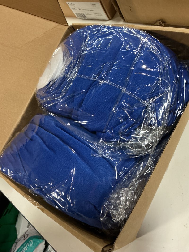 Condition photo showing Good Condition for asee'm 10x8ft royal blue backdrop curtains for parties, polyester photo fabric curtain backdrop drapes for birthday wedding party decor background photography with rod pocket, 5x8ft, 2 panels 5'(w) x 8'(h), 2 panels royal blue