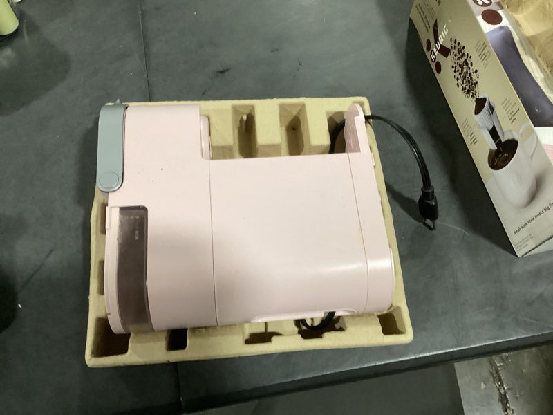 Condition photo showing Good Condition for keurig k-mini single serve k-cup pod coffee maker, 6 to 12oz brew size, with cord storage, perfect for small spaces, dusty rose