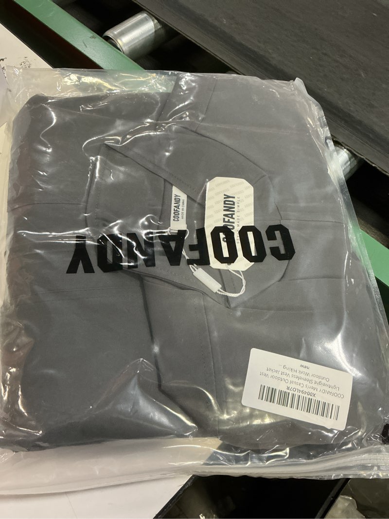 COOFANDY Men's Casual Outdoor Vest Lightweight Sleeveless Vest Jacket Outdoor Work Hiking Fishing Ve