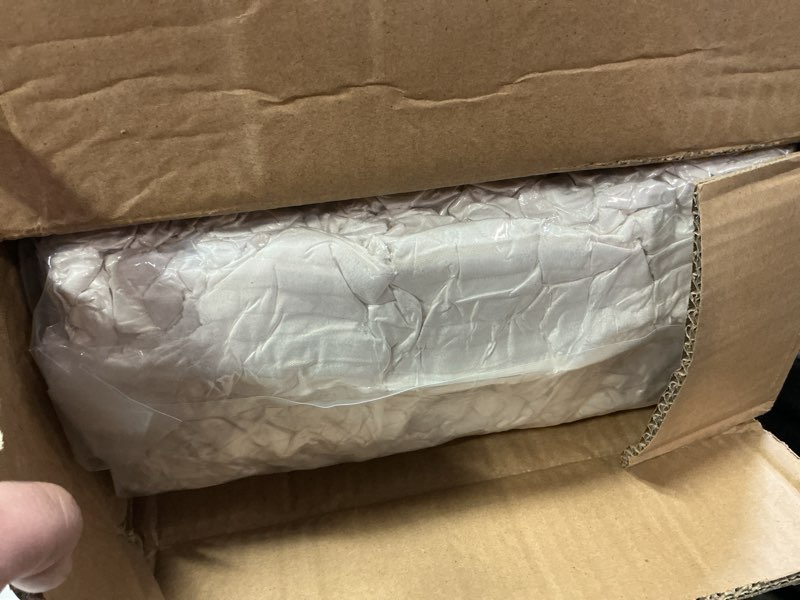 Condition photo showing New/Like New for higogogo papasan chair cushion with corduroy cover (without chair), 48 x 48 inch supportive cushion, overstuffed chair cushion,beige