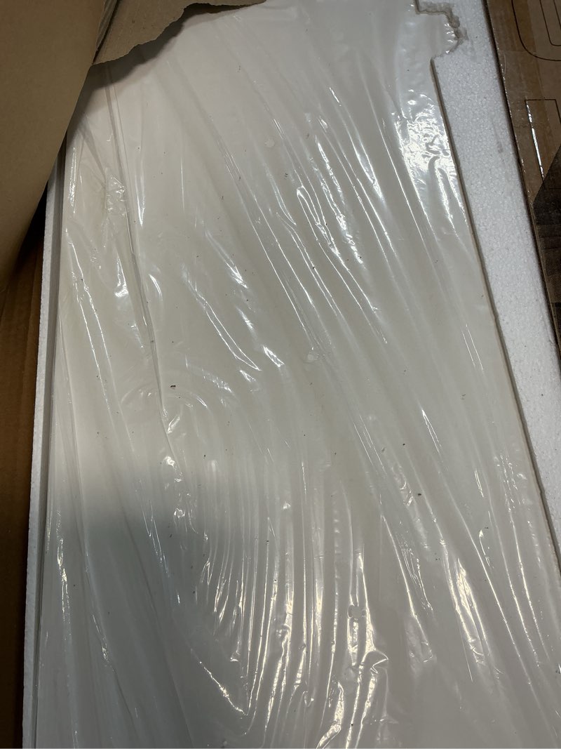 Condition photo showing item condition for Art3d 12-Pack Smooth Drop Ceiling Tile 2ft x 2ft - Fire-Rated, Waterproof, Reusable - Premium PVC, No Sag and Breakage - Cover 48 Sq. Ft, White 24*24 Square White 12