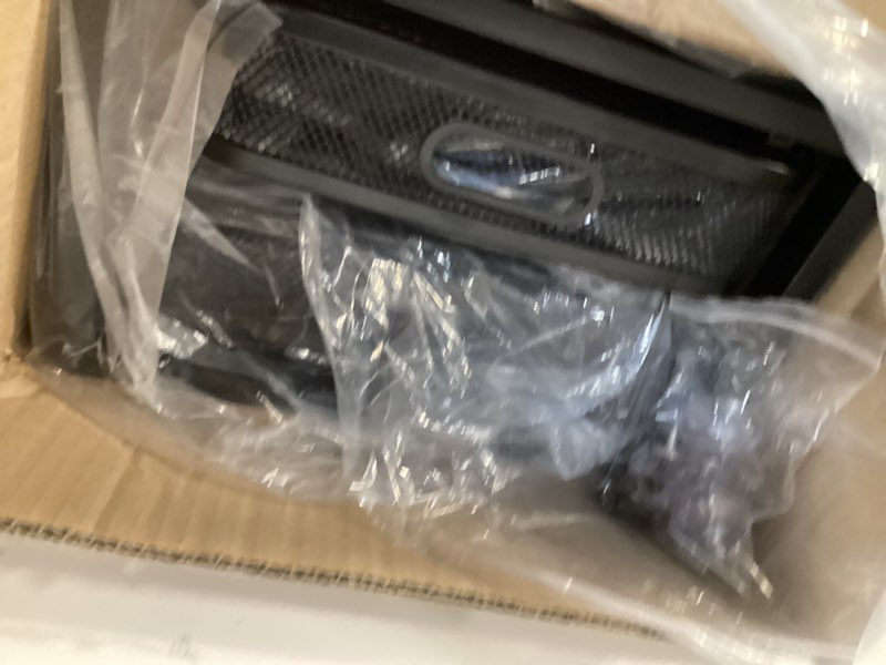 Condition photo showing Good Condition for 2 Pack 18.5IN-Depth Under Sink Organizer With Next-Gen Ball-Bearing Slides,2-Tier Precision Mesh Pull Out Cabinet Storage for Bathroom&Kitchen,Height Adjustable Drawers Shelf,Anti-rust-Black Black 2 Pack-18.5"Dx12.4"-16.5"H