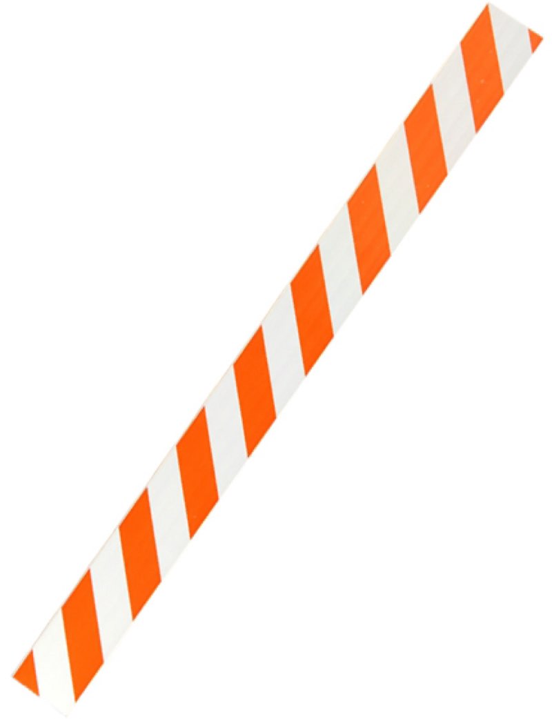 8 ft Board, Engineer Grade Striped Sheeting