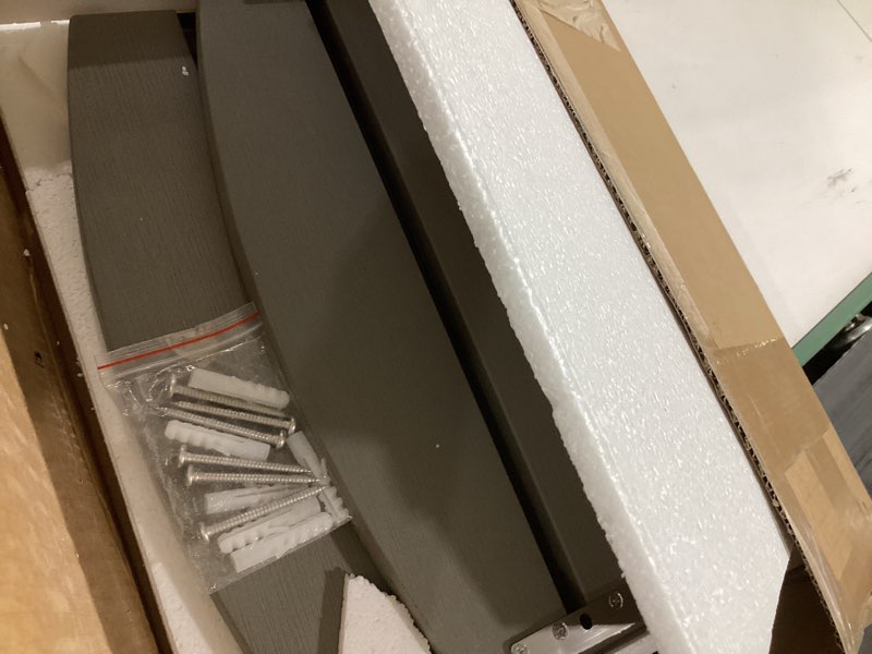 Condition photo showing Good Condition for 17.5" Folding Shower Seat Wall Mounted,Foldable Shower Bench,Fold Down Shower Seat,Folding Shower Seat Bench,Wall Mount Shower Seat Bench Chair (Grey)