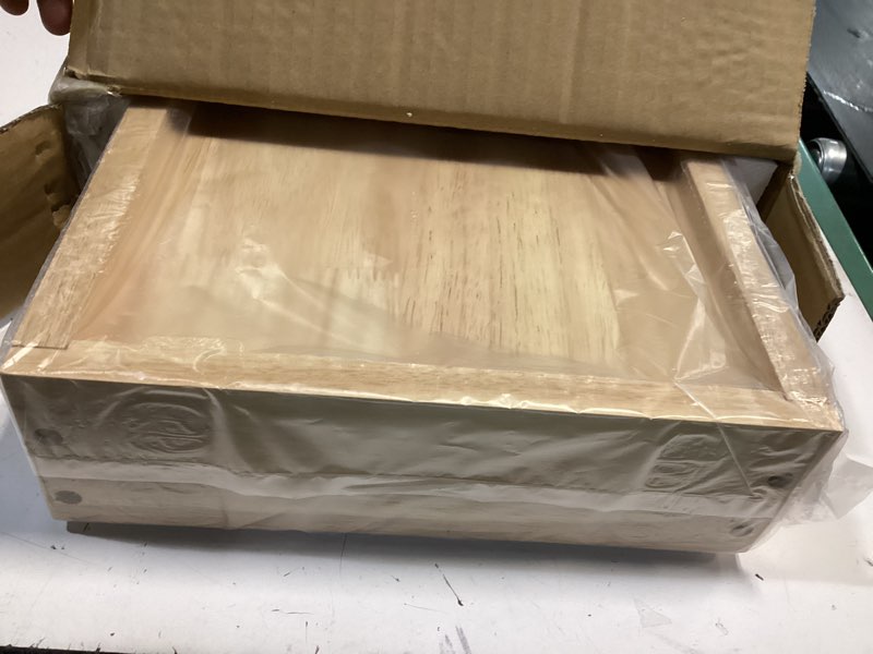 Condition photo showing New/Like New for sikarou wood pull out cabinet organizer 11" w x 21" d, for 12" cabinet opening heavy-duty sliding drawers for inside cabinets storage and organization for kitchen single tie 11*21 in
