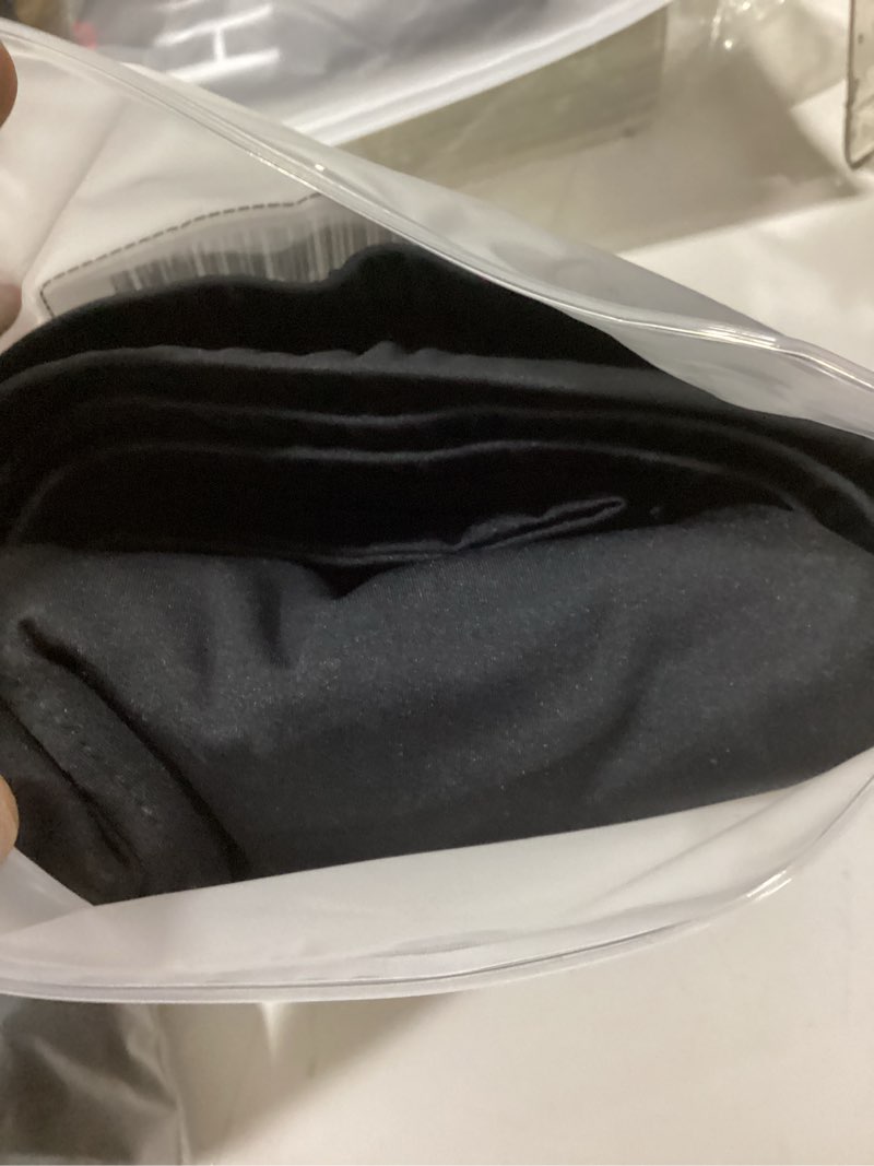 Condition photo showing Good Condition for Women's Golf Pants with Deep Pockets Stretch 7/8 High Waisted Travel Pants Ankle Pants Casual Drawstring Large Black