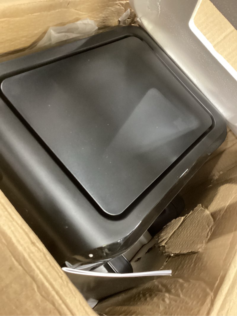 Condition photo showing Good Condition for chefman 6 quart dual basket air fryer oven with easy view windows, sync finish, hi-fry, auto shutoff, 2 independent 3qt nonstick dishwasher safe frying baskets, digital double air fryer - black 6 quart - window