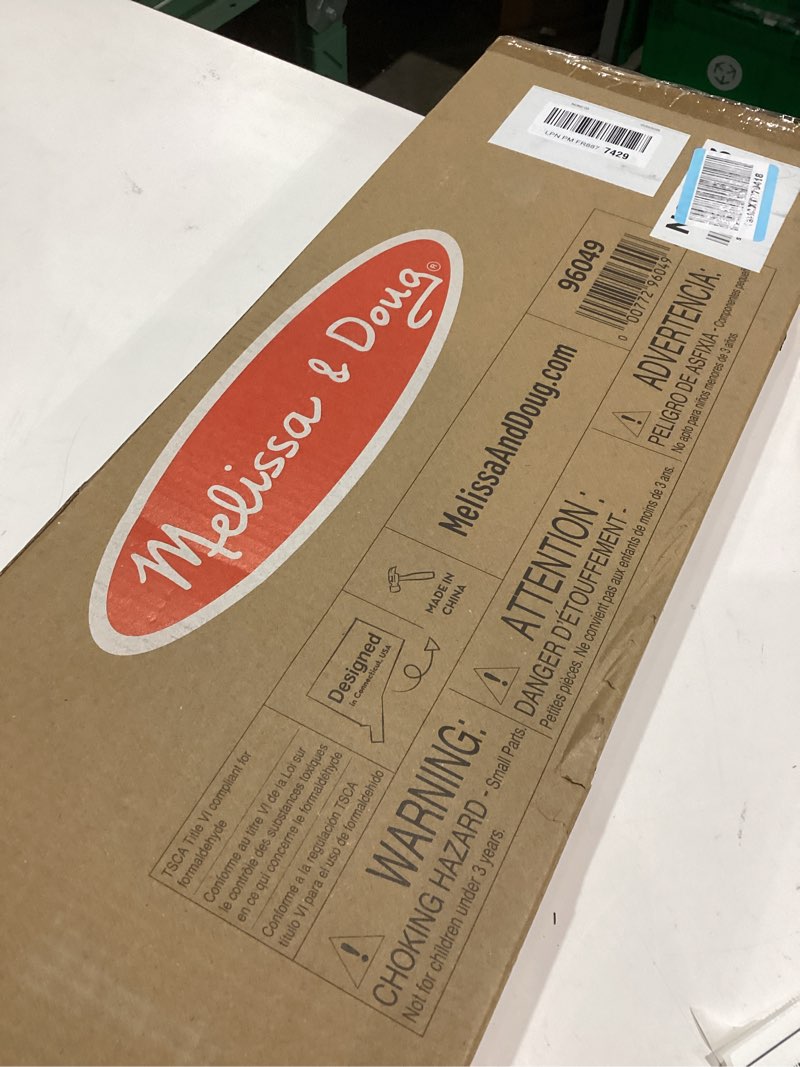 Condition photo showing Good Condition for Melissa & Doug Dust Sweep Mop 6-Piece Pretend Play Set, Toddler Toy Cleaning, Pretend Play Home Cleaning, Kids Broom and Mop Set for Ages 3+