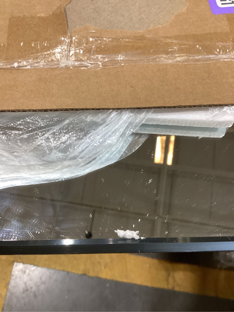 Condition photo showing New/Like New for Amazon Basics Rectangular Wall Mount Mirror With Peaked Trim, Black, 16 x 20 inch