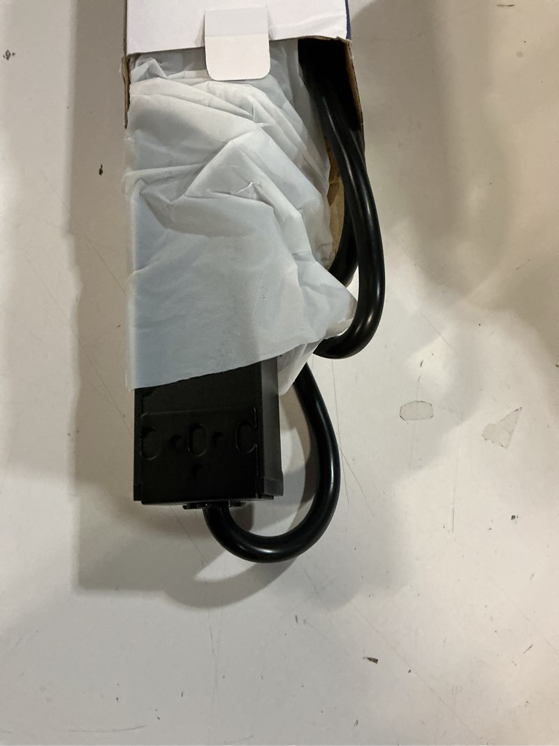 Condition photo showing Good Condition for hhsoet rotating mountable power strip, 12 outlet wall mount surge protector,1200j, metal heavy duty and versatile outlet strip, stylish appearance, sturdy and durable, 6ft power cord.(black) 6ft 1 pack