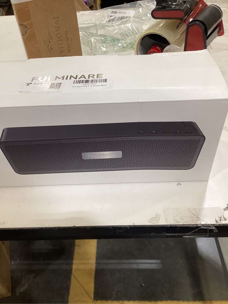 Condition photo showing New/Like New for FULMINARE Bluetooth Speakers Wireless Wooden-Crafted with 50W Stereo Sound, Portable Speaker Bluetooth 5.3 for Extended Playtime, AUX&TF-Card&USB Playback, IPX5 Waterproof for Home/Outdoor/Party