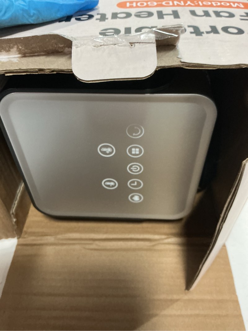 Condition photo showing Good Condition for space heaters for indoor use, 1500w ptc ceramic electric heater with thermostat, room temperature display, 70° oscillation, remote control, 12h timer, quiet portable heater for office bedroom