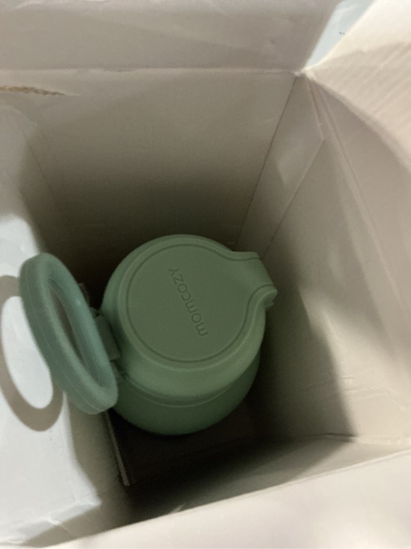 Condition photo showing Good Condition for momcozy portable bottle warmer for travel – dual heating modes for breast milk & water, portable milk warmer with fast heating & long battery life, 17 ounces large capacity to meet your all-day needs gradual change of green