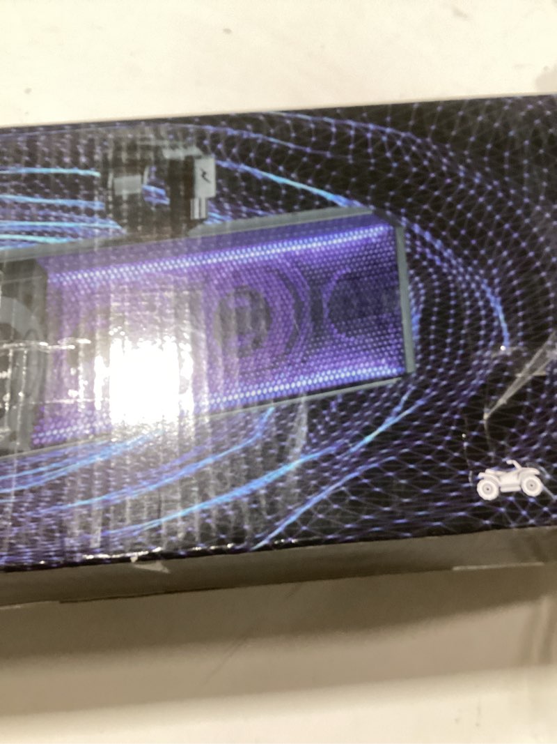 Condition photo showing New/Like New for StarknightMT 26 Inch UTV Sound Bar TWS Bluetooth Speaker Golf Cart Sound Bar,Waterproof SxS Soundbar with Lightning RGB Lights 6-Speaker Compatible with RZR X3 Pioneer Talon - 1.25"- 2" Roll Cage