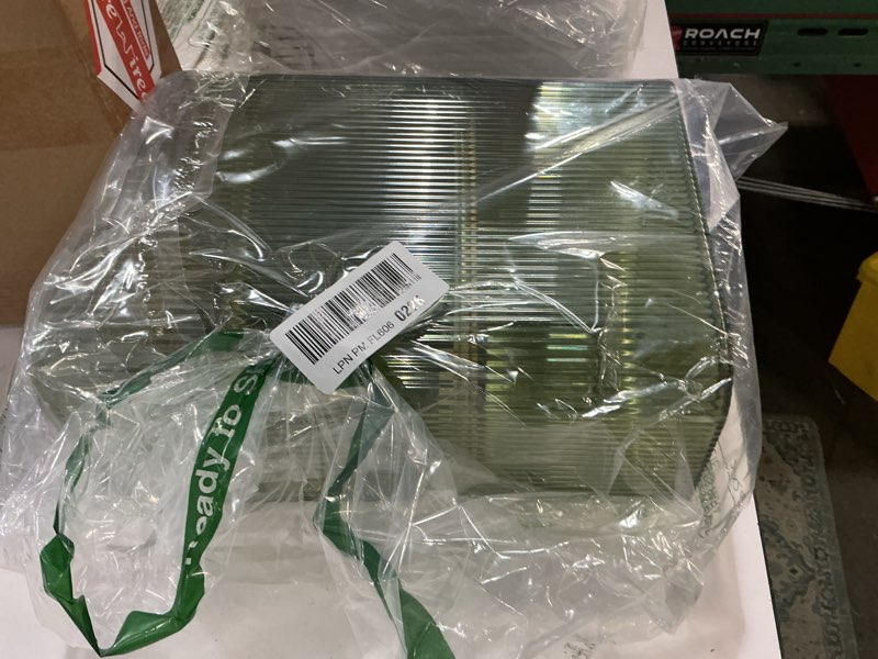 Condition photo showing New/Like New for Glad Bathroom Trash Can, 2.6 Gallon (10L) - Slim Plastic Waste Basket with Pop-Up Lid and Bag Ring -