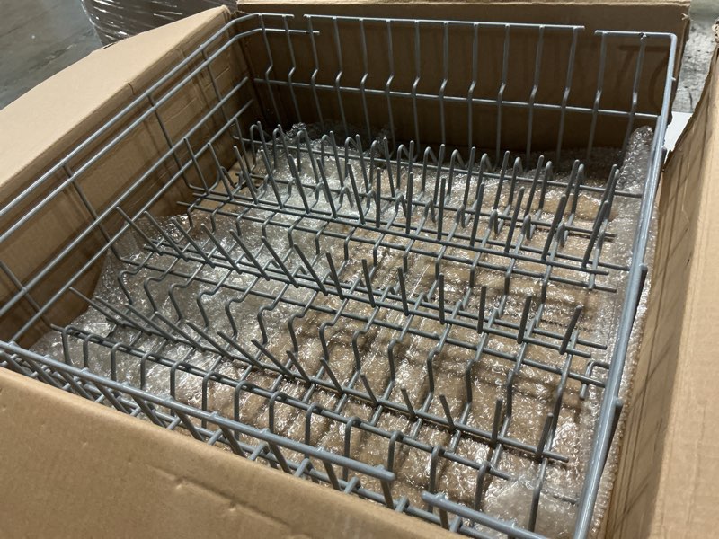 Condition photo showing Good Condition for cylrod upgraded w10728159 dishwasher lower rack for maytag dishwasher rack with wheels, w10525646 w10780925 w10082825 lower rack replacement for kitchenaid dishwasher rack parts, 22"d by 20.8"w w10728159 with wheels