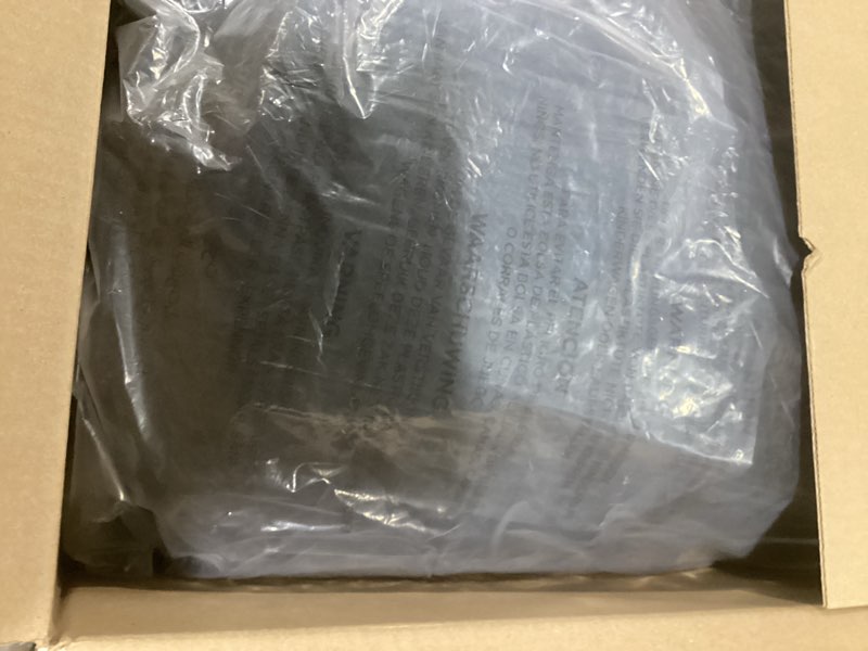 Condition photo showing As Is for Bedsure GentleSoft Electric Blanket Queen Size - Soft Ribbed Flannel Heated Blanket with Dual Control, Heating with 10 Heat Settings & 10 Time Settings, 8 hrs Timer Auto Shut Off (84x90 inches, Black) 07 - Black Queen