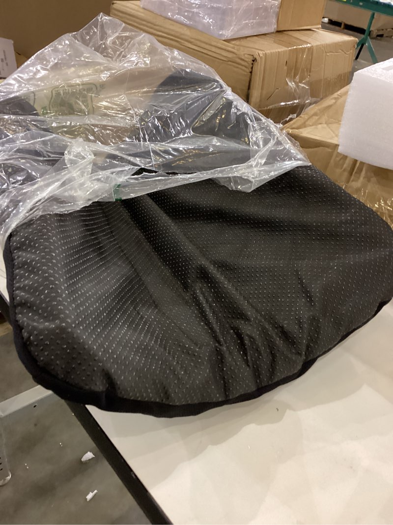 Condition photo showing As Is for Gel Seat Cushion for Long Sitting, Double Thick Office Desk Home Wheelchair Seat Cushions for Back Hip Sciatica Tailbone Pain Sore Pressure Relief, Gel Cooling Game Chair Pads for Car Truck Driver
