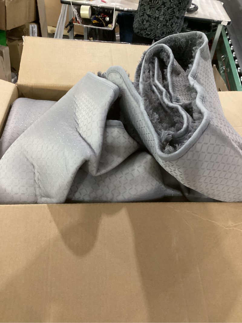 Condition photo showing Good Condition for Ophanie 8x10 Area Rugs for Living Room, Upgrade Non-Slip Fluffy Soft Large Shag Bedroom Carpet, Grey