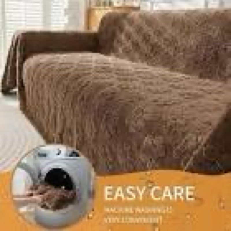 akpgq faux fur couch cover for dogs washable,fuzzy pet couch covers for sofa,l shaped sofa cover,thi