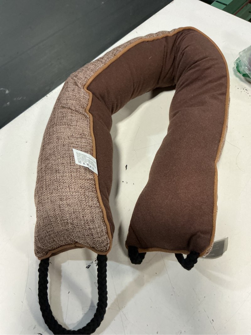 Condition photo showing Good Condition for kakiclay 36 inch draft stopper for bottom of doors and windows, heavy duty sound proof door draft guard gap snake, weighted under door noise/cold air/wind blocker, 2.2lbs