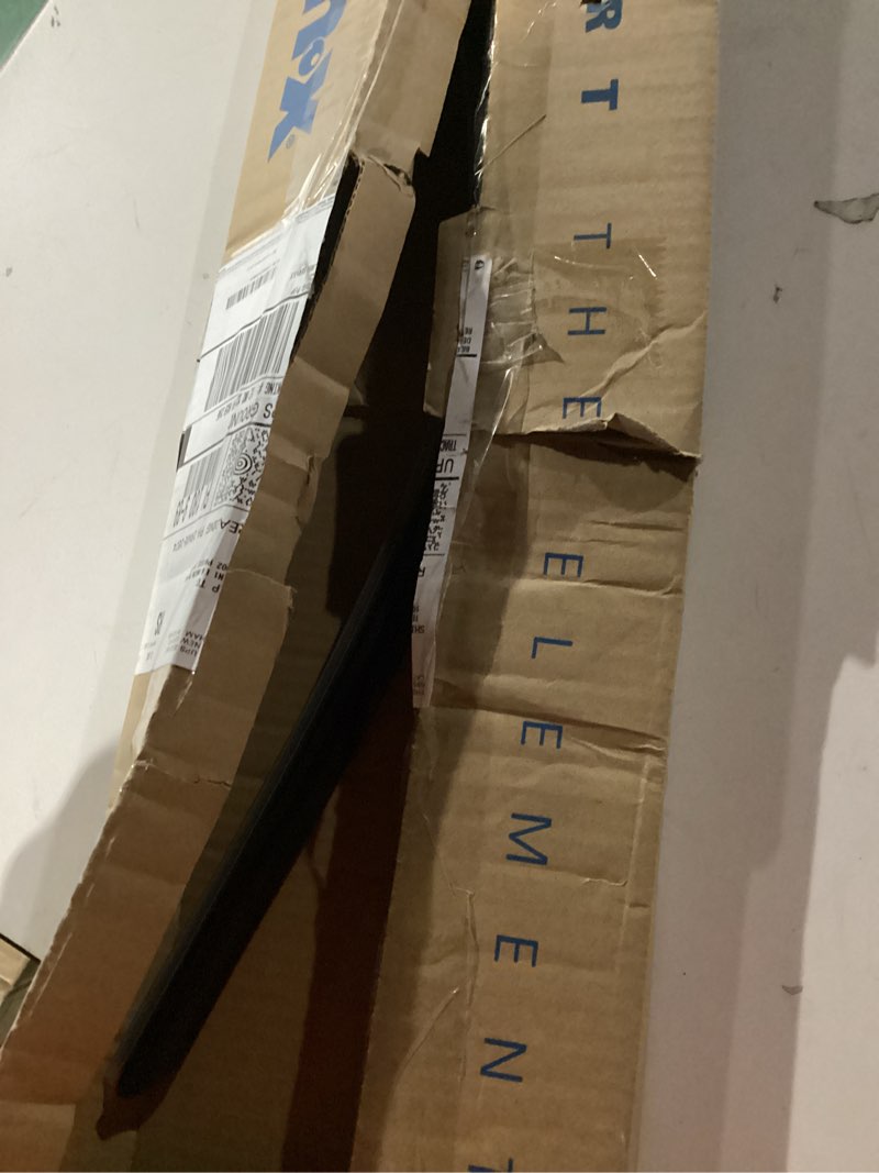 Condition photo showing New/Like New for rain-x 810334 total clear beam wiper blades 24" & 18" windshield wipers for all-weather performance, rubber squeegee for smooth clean wipe & quiet operation - 2 pack value 24" and 18" total clear