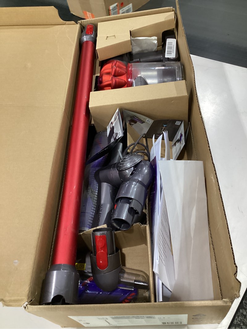 Condition photo showing As Is for (USED, NOT TESTED) Dyson V8 Plus Cordless Vacuum, Cleans Hard Floors and Carpets, Detangles, Converts to Handheld, 115AW, 2 Power Modes, Up to 40 Minutes¹