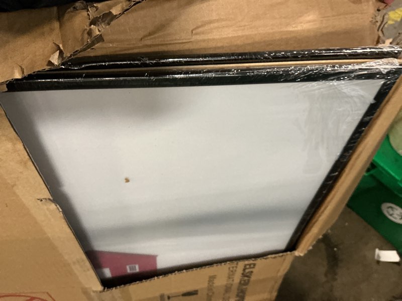 Condition photo showing As Is for elsker&home 22.375 x 34 poster frame 3 pack, black picture frame for horizontal or vertical wall mounting, sturdy and scratch-proof black 22.375 x 34