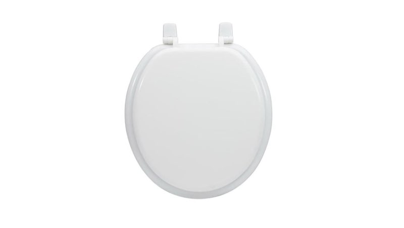 Project Source White Round Toilet Seat