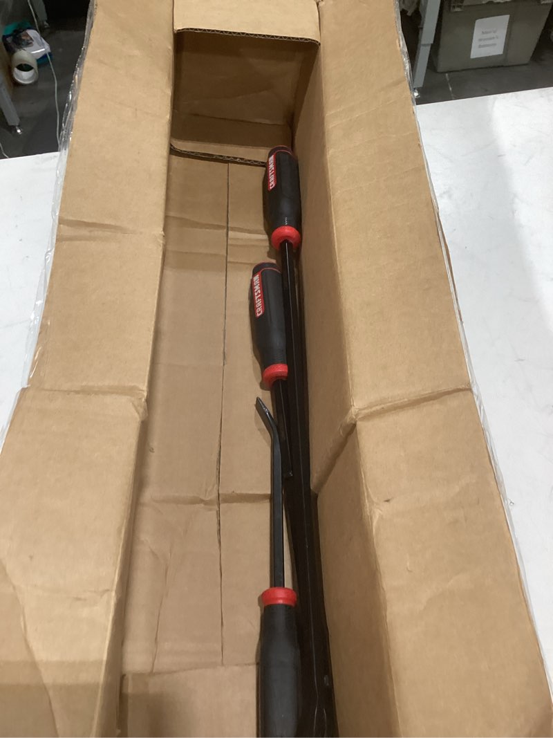 Condition photo showing Good Condition for craftsman utility pry bar set, 3 piece, includes 12”, 18” & 24” (cmmt98347)