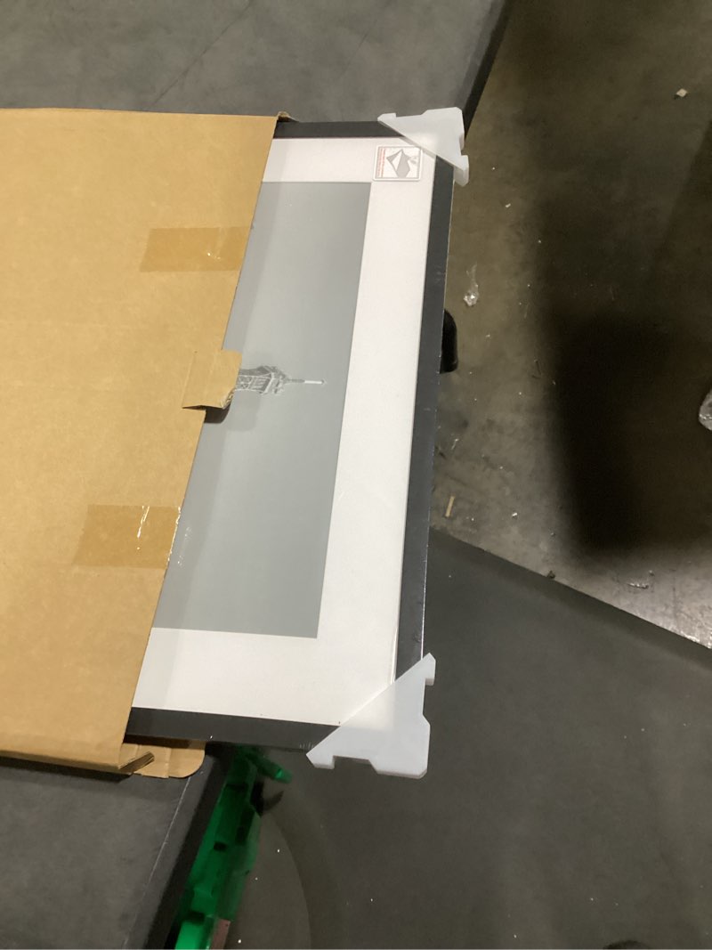 Condition photo showing New/Like New for upsimples 20x24 picture frame, display pictures 16x20 with mat or 20 x 24 without, wall hanging poster frames, black, 1 pack black 20x24