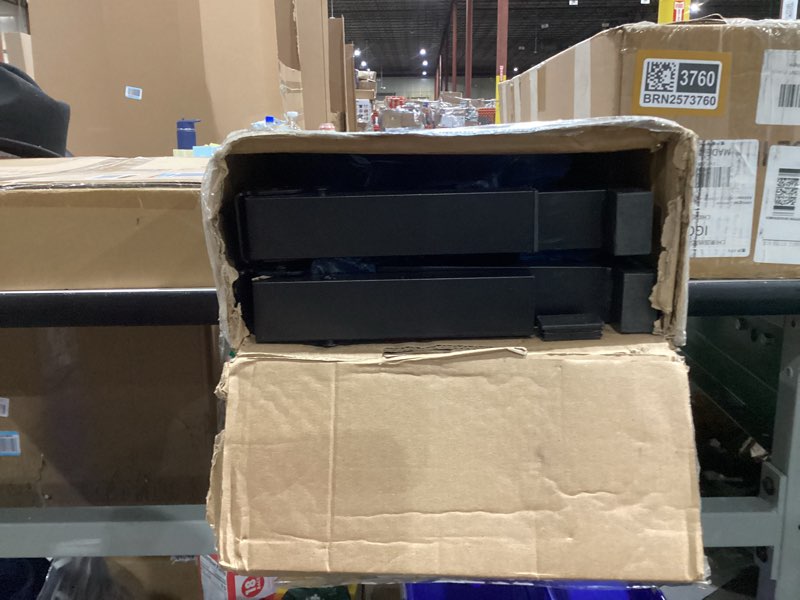 Condition photo showing As Is for Amazon Basics Metal Bed Frame(Box Spring Required), 9-Leg Base for Box Spring and Mattress, Queen, Tool-Free Easy Assembly, 79.5" L x 59.5" W x 7" H, Black Black Queen