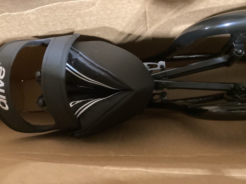 Condition photo showing Good Condition for Drive Medical Nitro Sprint Foldable Rollator Walker with Seat - Lightweight Support - Large Wheels - Compact Folding Design - Adjustable Comfort - Tall Size - Black Tall Black