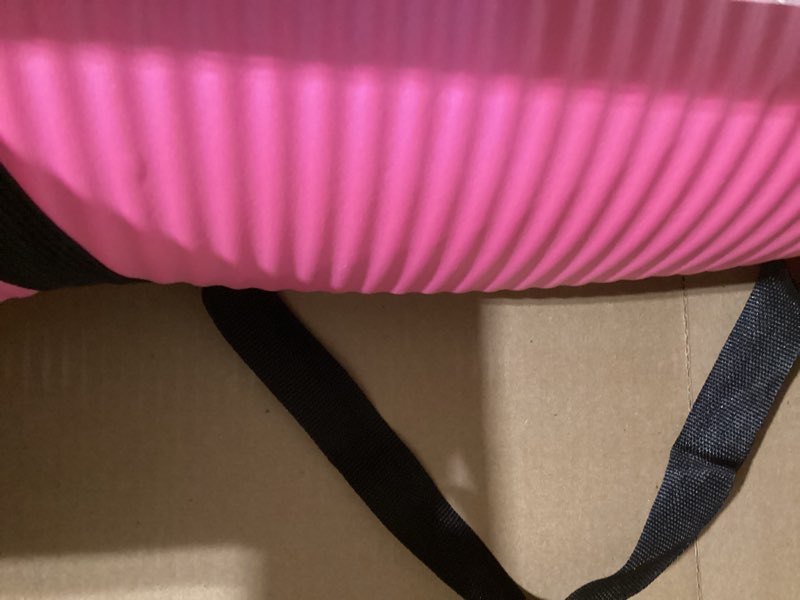 Condition photo showing Good Condition for amazon basics extra thick exercise yoga mat with carrying strap pink 1/2 inch