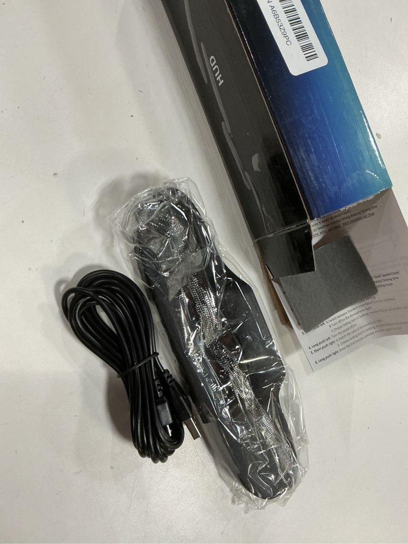 Condition photo showing New/Like New for GPS Digital Speedometer for Car MAIMEIMI Head Up Display for Car HUD Speedometer MPH 5V with Compass, Time, Fatigue Driving Reminder, Overspeed Alarm for All Vehicle