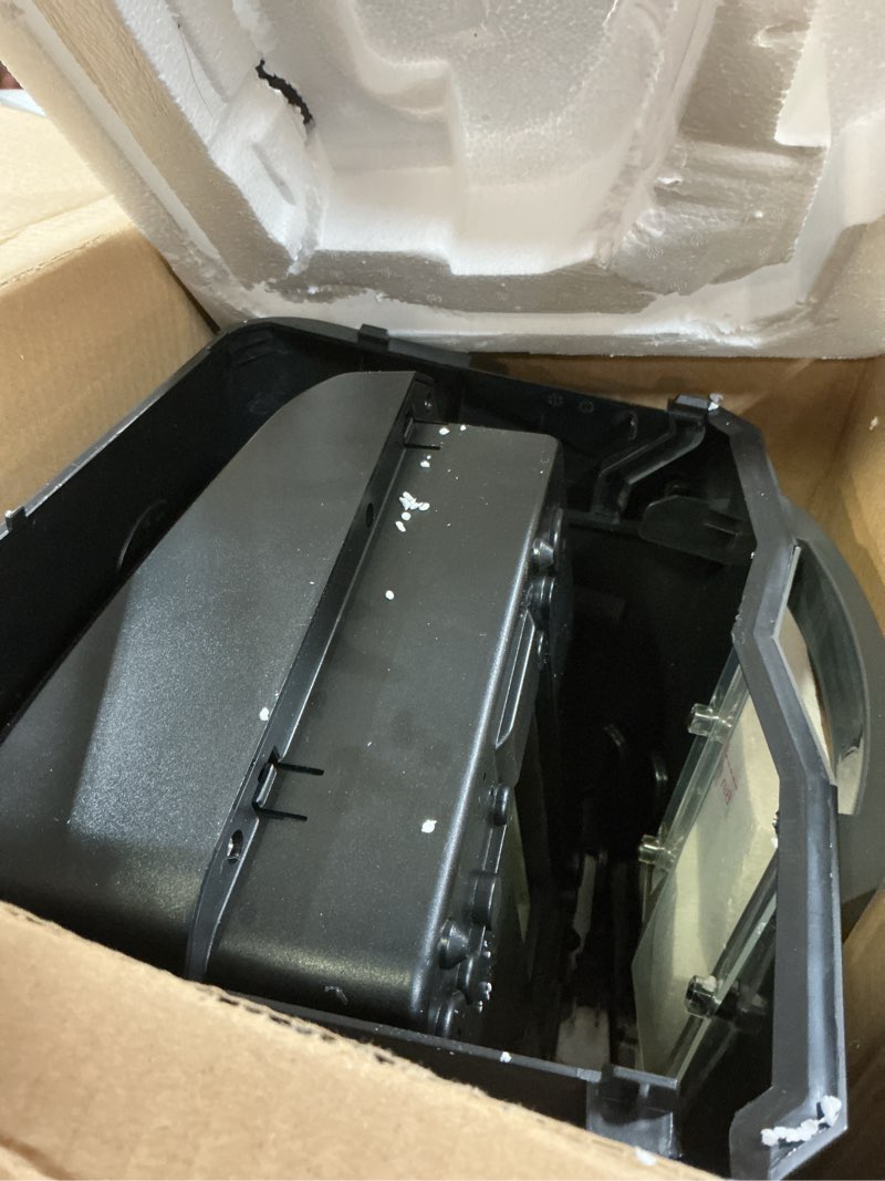 Condition photo showing As Is for bonsaii paper shredder, 18-sheet 60-minutes shredder for office heavy duty cross-cut shredder with 6 gallon pullout basket 4 casters(c149-c) 1 8 sheet cross cut