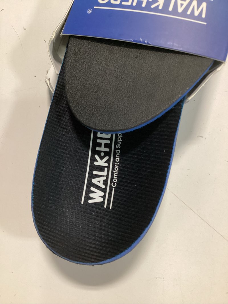 Condition photo showing Good Condition for Plantar Fasciitis Insoles for Men Women - Orthotics Inserts, Shoe Insoles Arch Support Flat Feet Inserts Work Boot Insole (Mens 10-10 1/2 | Womens 12-12 1/2) Blue Mens 10 - 10 1/2 | Womens 12 - 12 1/2