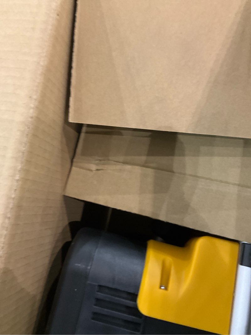 Condition photo showing As Is for Cordless Snow Shovel Compatible with DeWalt 20V MAX Battery (Tool Only), 11" Lightweight Electric Snow Blower with 20FT Max Throw & Adjustable Handle, Snow Thrower for Driveway, Deck, Patio & Steps