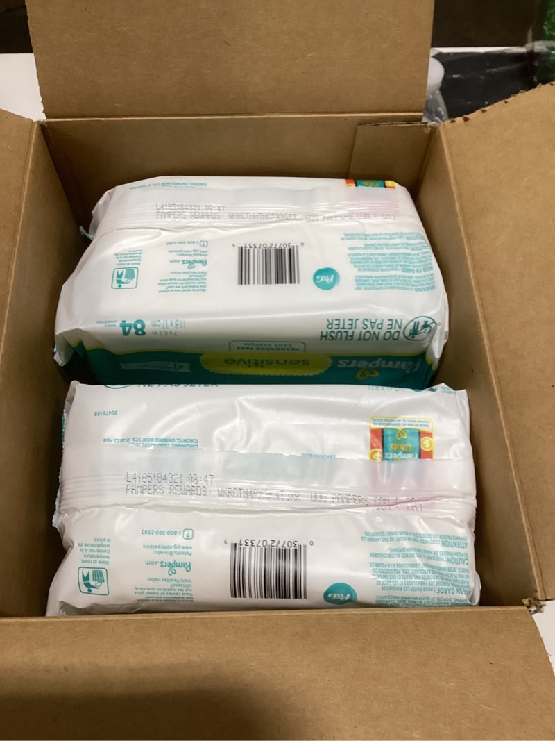 Condition photo showing New/Like New for Pampers Sensitive Baby Wipes - 504ct