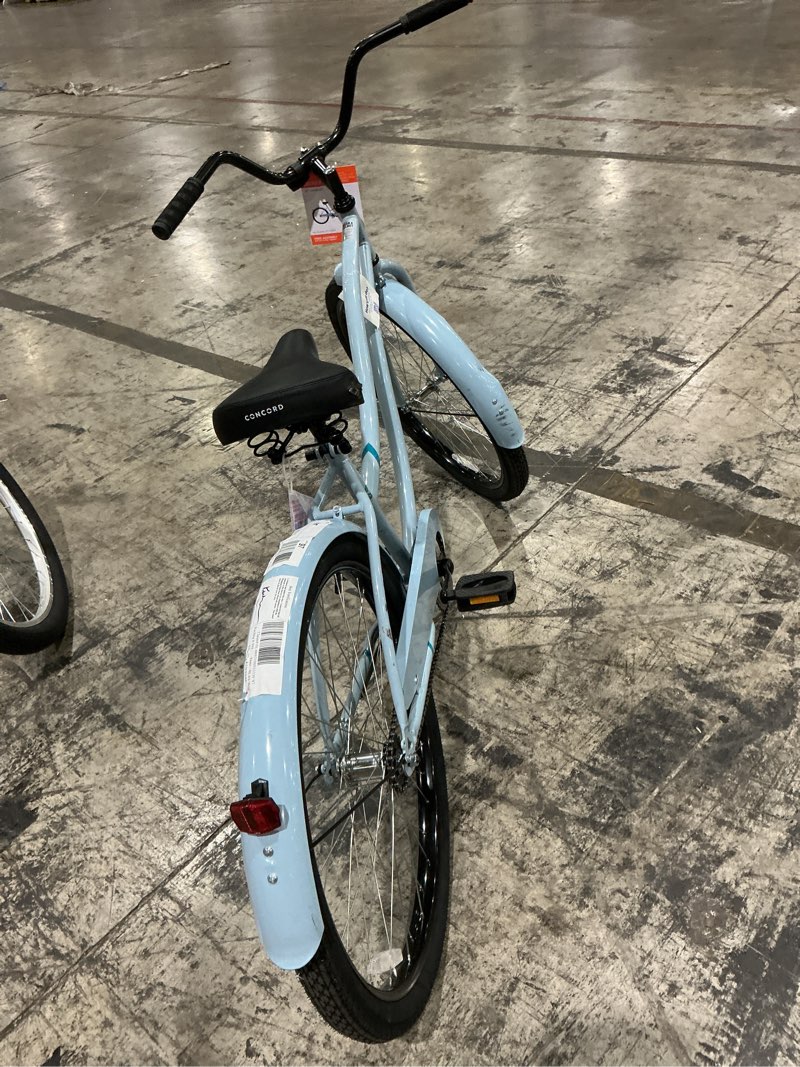 Condition photo showing As Is for concord 26\" pacifica cruiser bicycle, fits riders