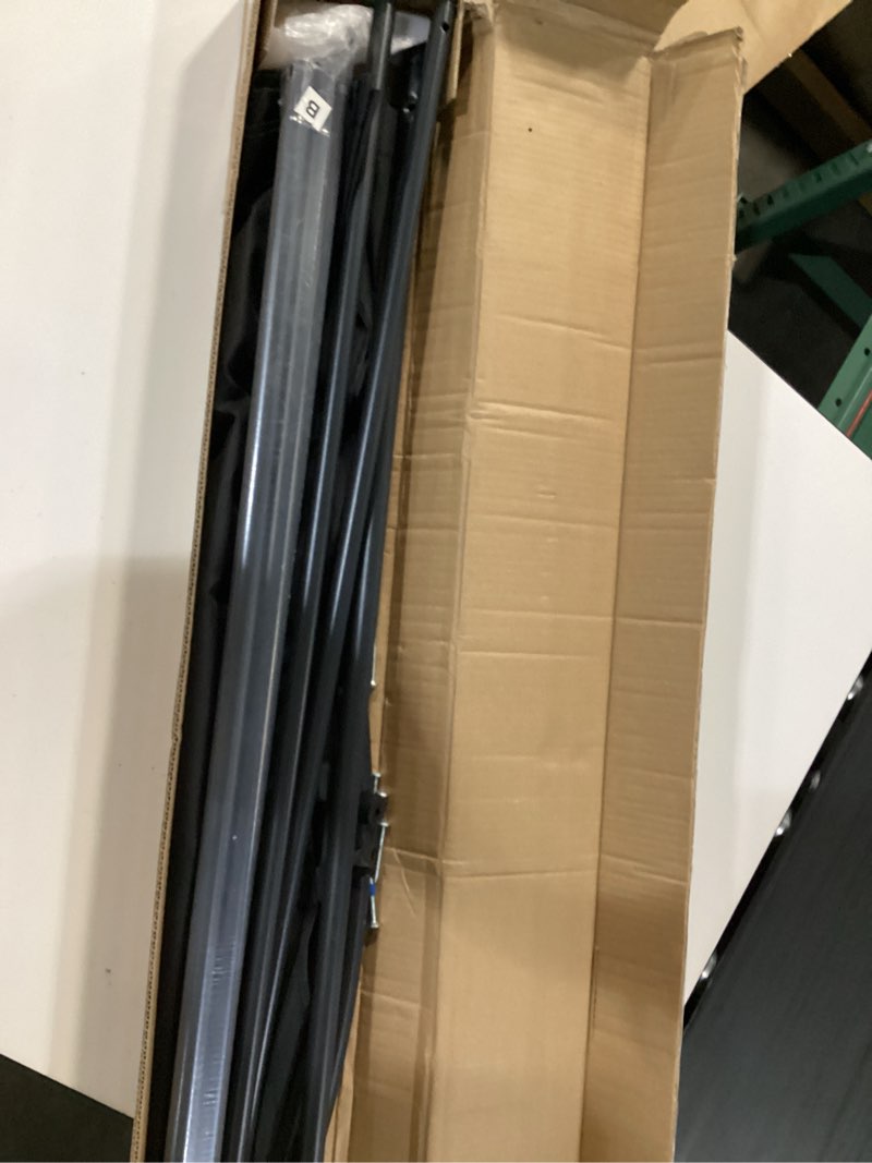 Condition photo showing Good Condition for room divider single panel privacy screen, 71''x72''h large divider for room separation, thickened fabric 6ft room divider wall screen for bedroom office school, portable partition room dividers, black 1 panel black