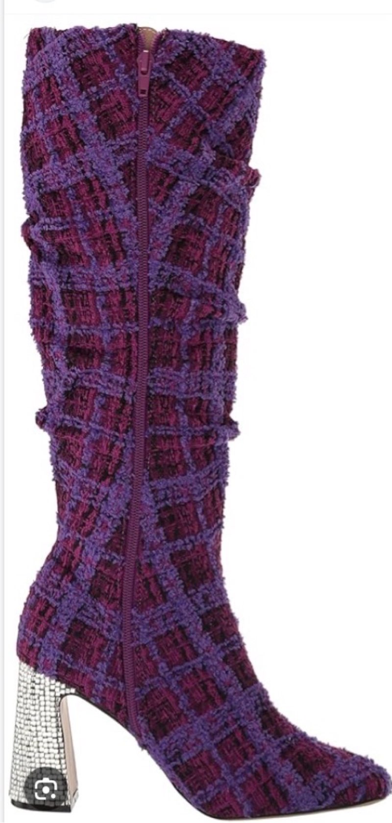 Betsey Johnson Women's Declaan Knee High Boot, Purple Multi, 6