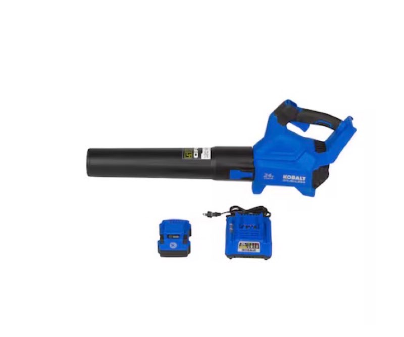 kobalt 80-volt 500-cfm 120-mph battery handheld leaf blower 4.0 