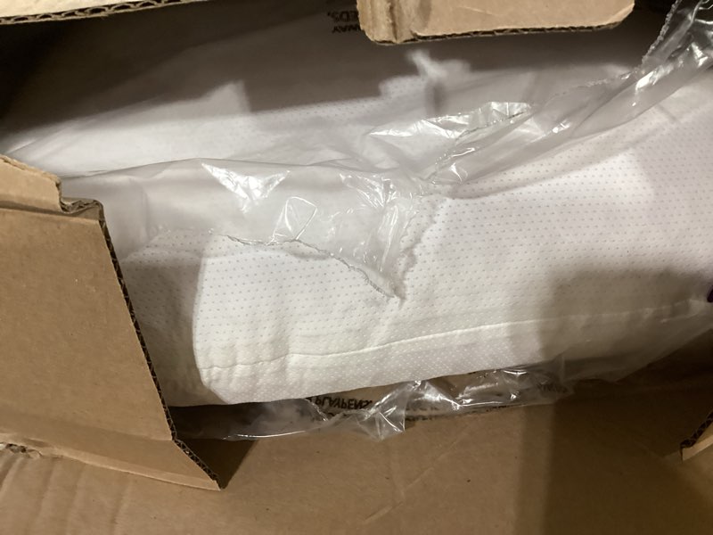 Condition photo showing Good Condition for purple harmony pillow – talalay latex foam cooling pillow for combo or side sleepers, 360º hex gelflex grid for no-pressure support and luxurious weightless feel - standard, medium feel, low height standard – low