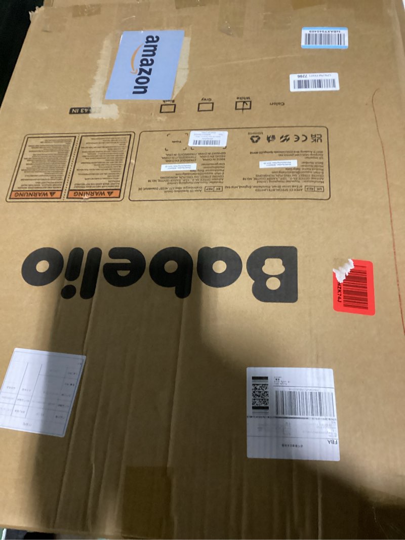 Condition photo showing Good Condition for babelio baby gate for stairs & doorways, 26-43" w 34" h extra tall| no bottom bar| easy installation| one-handed operation| auto-close| hardware mount (drill needed) safety dog/pet gate indoor (white) white - b17 34" h, 26-43" w-standard