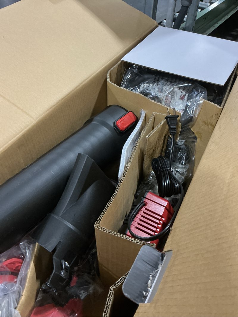 Condition photo showing As Is for skil cb7542b-10 20v pwrcore20 brushless lithium-ion 13 in. cordless string trimmer and 400 cfm leaf blower combo kit (4 ah)
